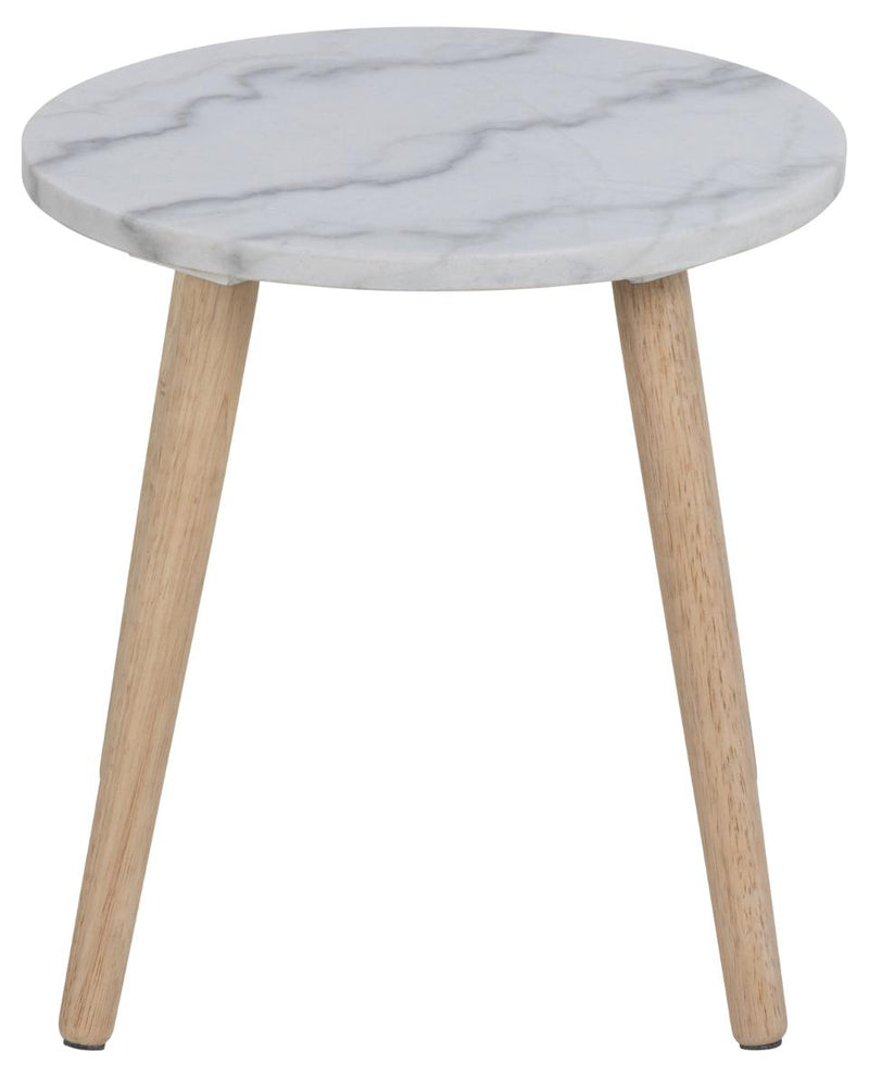 Salontafel Tjalmo ø40 - Wit marmer - Salontafels - Rebellenclub