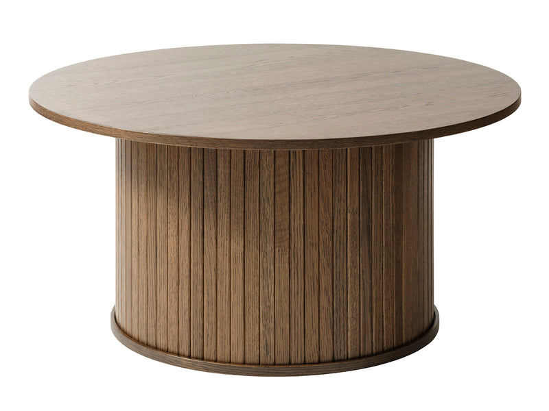 Taree Salontafel - ø90 cm - Smoked Eiken - Salontafels - Rebellenclub