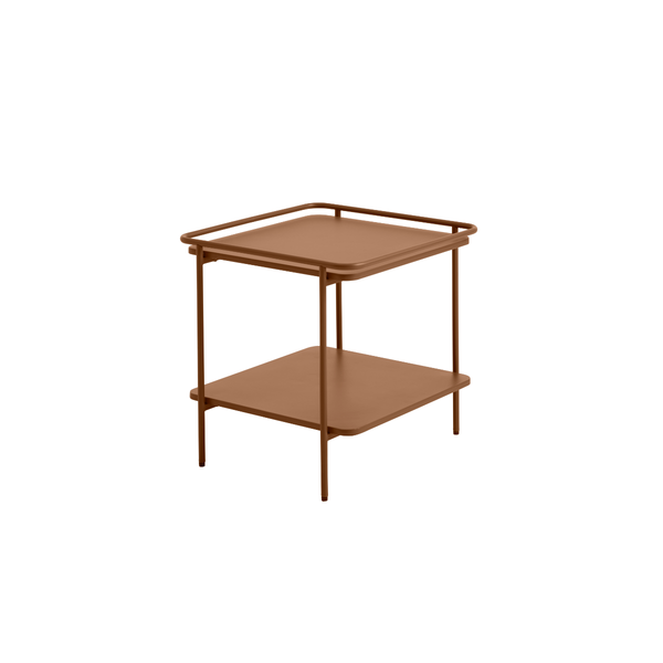 Ubud Bijzettafel 45 x 45 cm - Terracotta - Bijzettafels - Rebellenclub