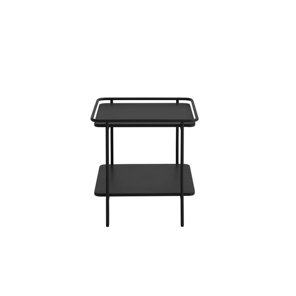 Ubud Bijzettafel 45 x 45 cm - Zwart - Bijzettafels - Rebellenclub