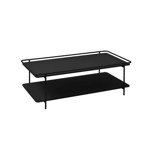 Ubud Salontafel 110 x 55 cm - Zwart - Salontafels - Rebellenclub