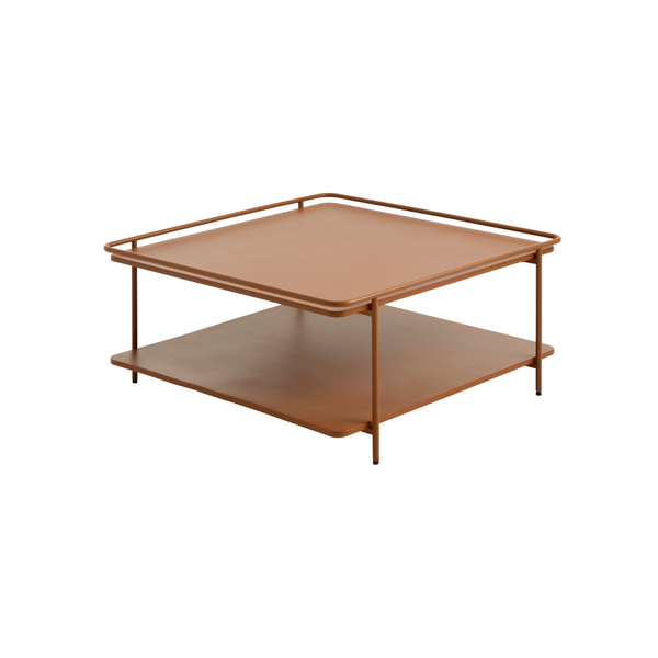 Ubud Salontafel 75 x 75 cm - Terracotta - Salontafels - Rebellenclub