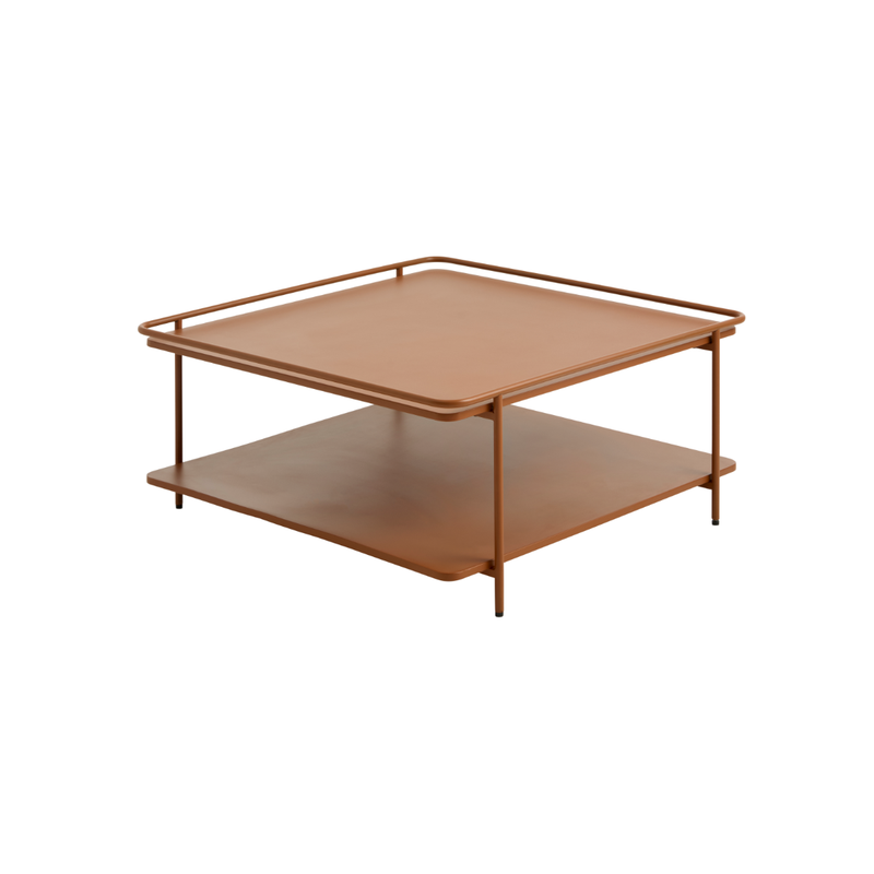 Ubud Salontafel 75 x 75 cm - Terracotta - Salontafels - Rebellenclub
