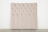 Velje Hoofdbord - 120 x 125 cm - Fluweel Beige - Hoofdborden - Rebellenclub