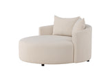 Vaian Loungesfauteuil XXL - Beige - Fauteuils - Rebellenclub