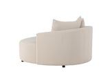 Vaian Loungesfauteuil XXL - Beige - Fauteuils - Rebellenclub