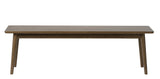 Yass Eetkamerbankje - 150 x 35 cm - Smoked Eiken 