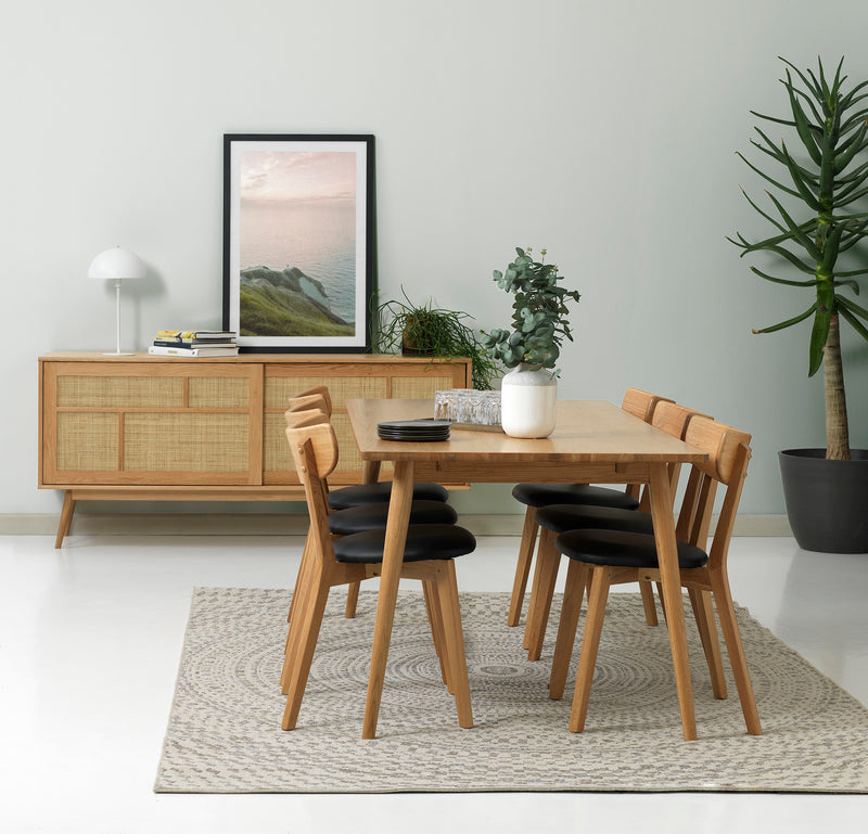 Yass Eetkamertafel - 190 x 90 cm - Eiken - Eetkamertafels - Rebellenclub