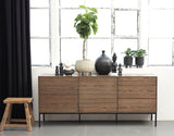 Yulee Dressoir L - Smoked Eiken - Dressoirs - Rebellenclub