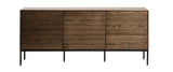 Yulee Dressoir L - Smoked Eiken - Dressoirs - Rebellenclub