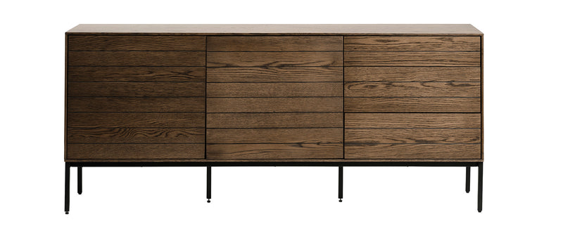 Yulee Dressoir L - Smoked Eiken - Dressoirs - Rebellenclub