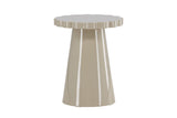Aris Bijzettafel - ø45 cm - Glossy Beige -  - Rebellenclub