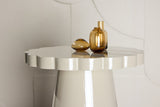 Aris Bijzettafel - ø45 cm - Glossy Beige -  - Rebellenclub