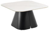 Athena Salontafel - 80x 80 cm - Marmerlook
