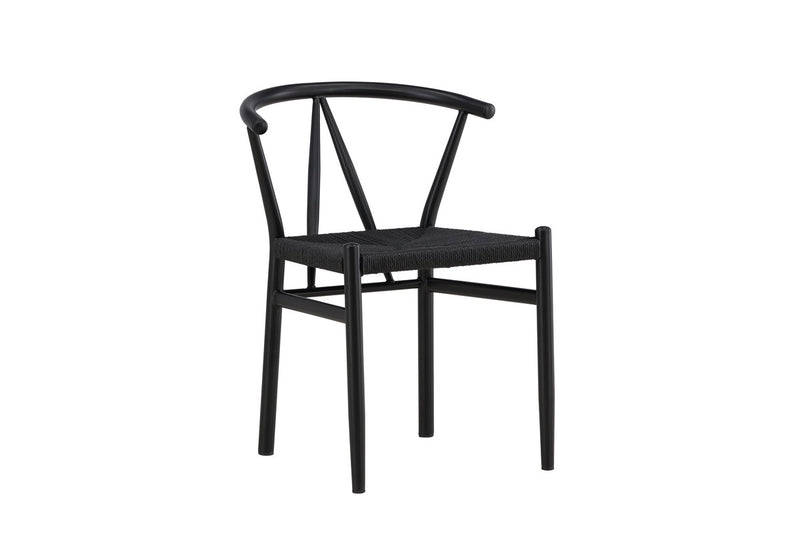Clun Eetkamerstoel - 58x72x55cm - Zwart