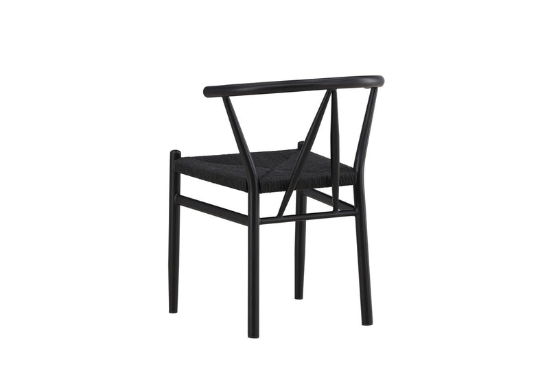 Clun Eetkamerstoel - 58x72x55cm - Zwart