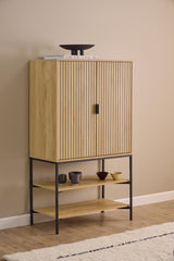 Namsos Wandkast - 140 x 80 cm - Licht Eiken