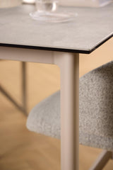 Ylan Eetkamertafel - 160 x 90 cm - Grijs Keramiek