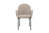 Elno Eetkamerstoel - Set van 2 - Beige - Eetkamerstoelen - Rebellenclub