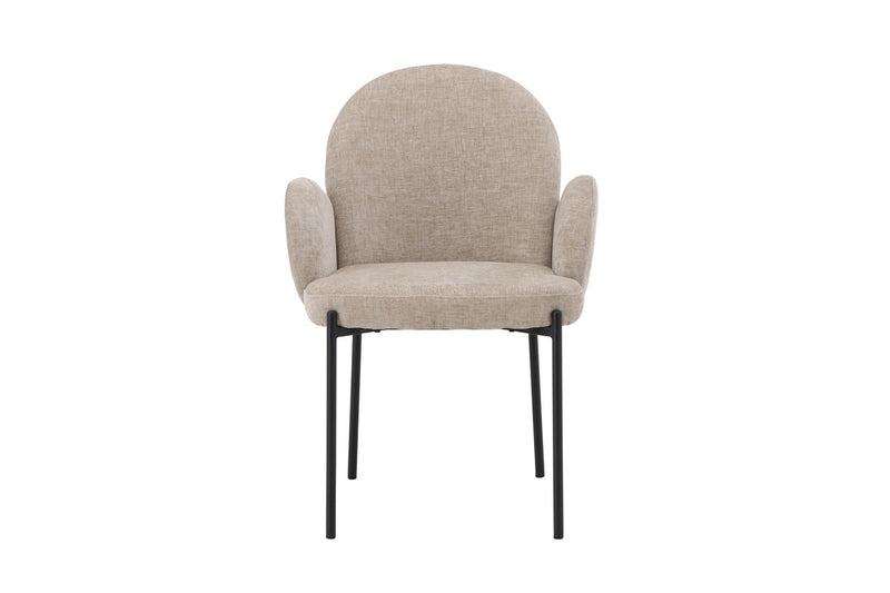 Elno Eetkamerstoel - Set van 2 - Beige - Eetkamerstoelen - Rebellenclub