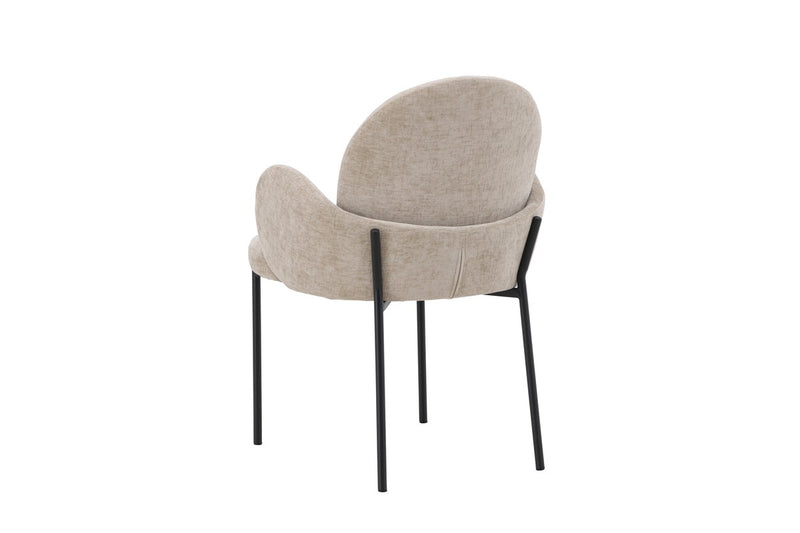 Elno Eetkamerstoel - Set van 2 - Beige - Eetkamerstoelen - Rebellenclub