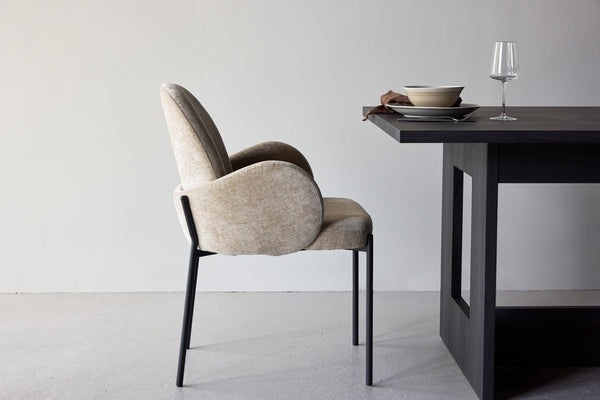 Elno Eetkamerstoel - Set van 2 - Beige