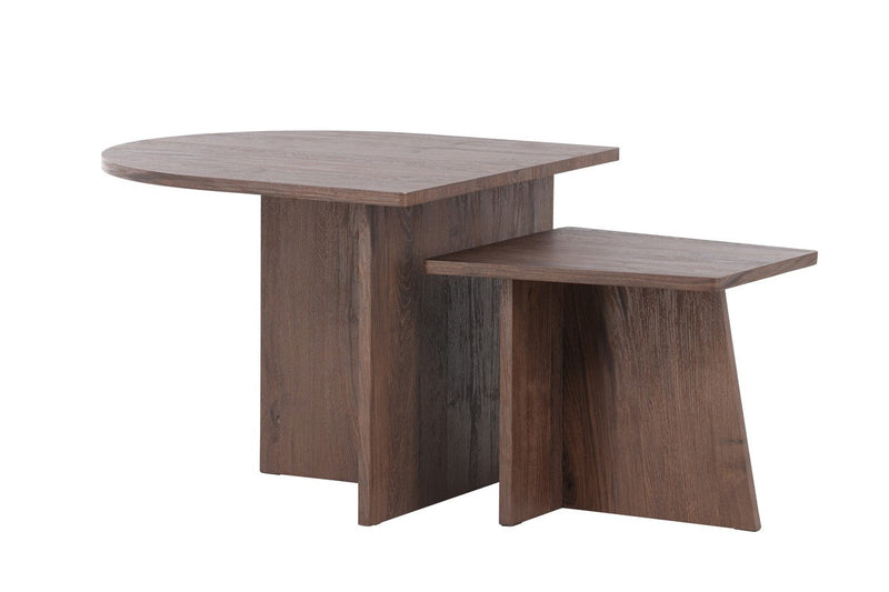 Eves Salontafel set - 60 x 45 cm - Bruin - Salontafels - Rebellenclub