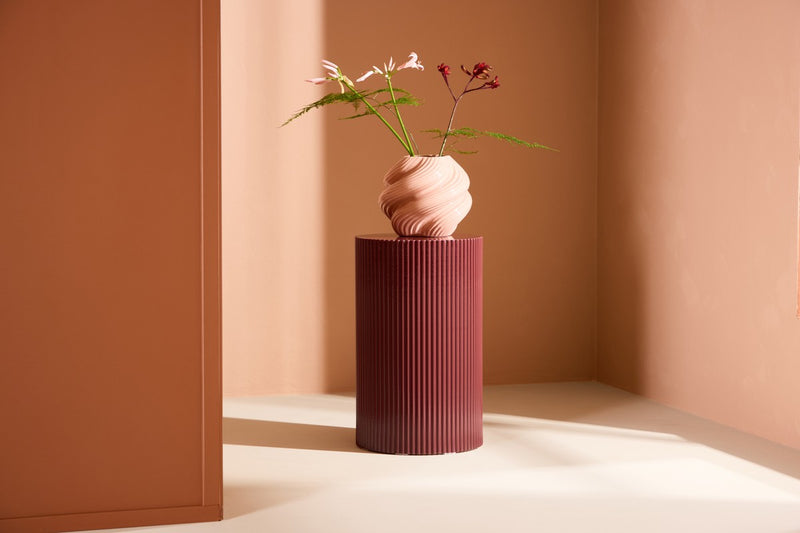 Graus Bijzettafel - ø31 cm - Bordeauxrood