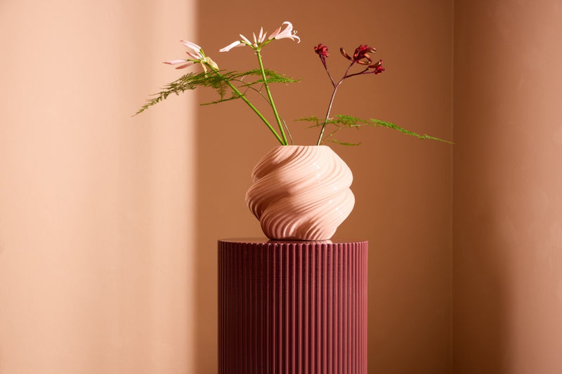 Graus Bijzettafel - ø31 cm - Bordeauxrood