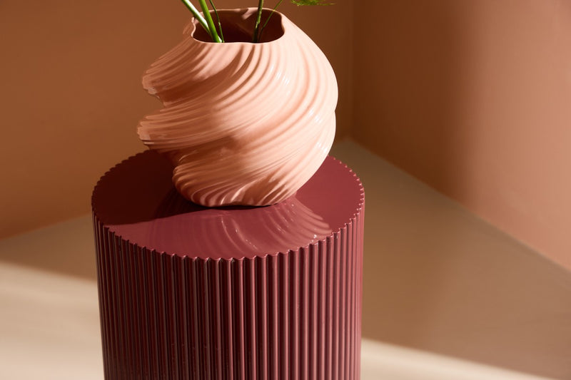 Graus Bijzettafel - ø31 cm - Bordeauxrood