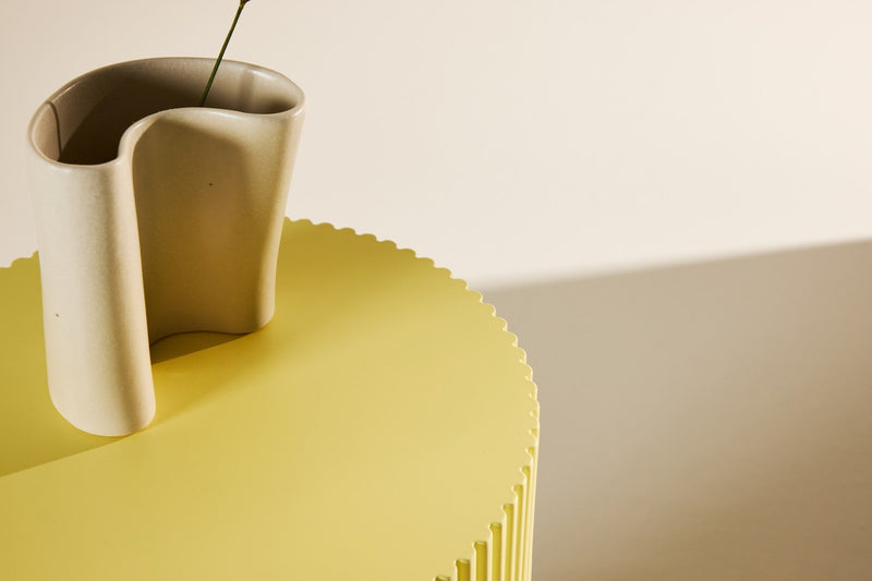 Graus Bijzettafel - ø31 cm - Geel - Bijzettafels - Rebellenclub