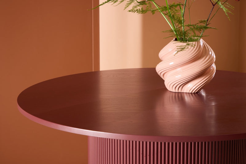 Graus Eetkamertafel - ø110 cm - Bordeauxrood - Eetkamertafels - Rebellenclub