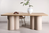 Grenaa Eetkamertafel - 210x100cm - Whitewash