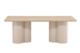 Grenaa Eetkamertafel - 210x100cm - Whitewash