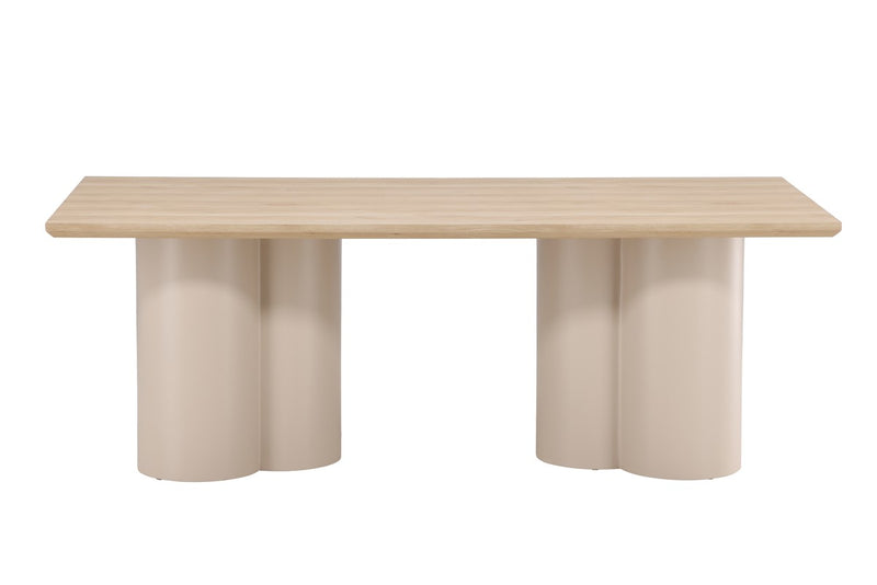 Grenaa Eetkamertafel - 210x100cm - Whitewash