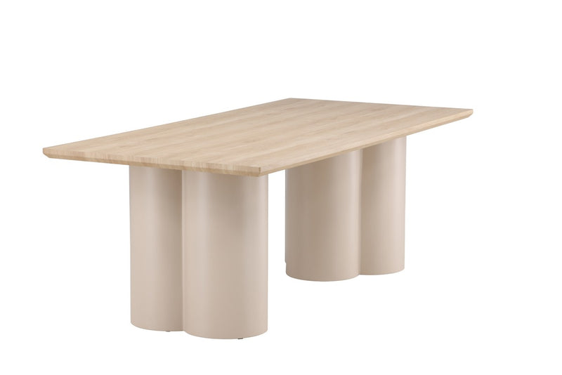 Grenaa Eetkamertafel - 210x100cm - Whitewash