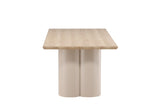 Grenaa Eetkamertafel - 210x100cm - Whitewash