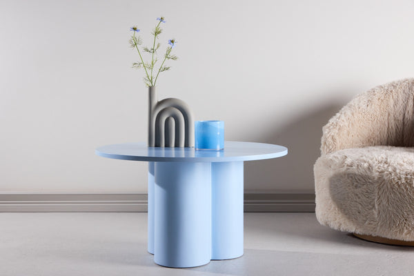 Grenaa Salontafel - ⌀80cm - Blauw