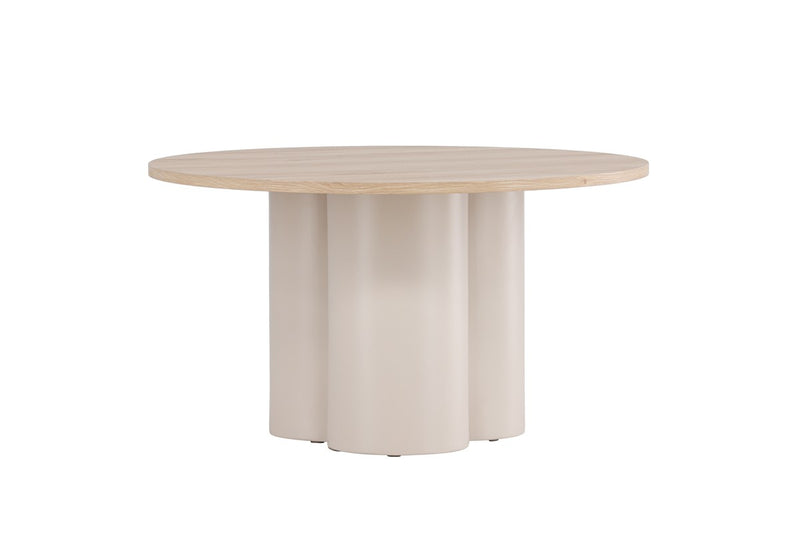 Grenaa Salontafel - ⌀80cm - Whitewash