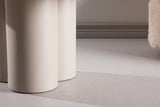 Grenaa Salontafel - ⌀80cm - Whitewash