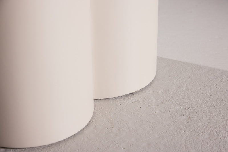 Grenaa Salontafel - ⌀80cm - Whitewash