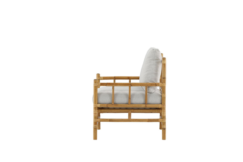 Hydra Loungestoel - Naturel Bamboe - Tuinstoelen - Rebellenclub