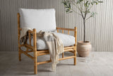 Hydra Loungestoel - Naturel Bamboe - Tuinstoelen - Rebellenclub