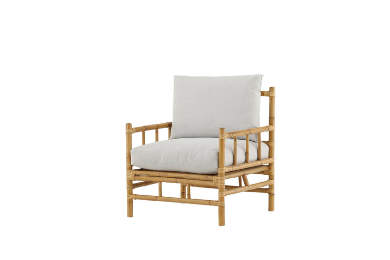 Hydra Loungestoel - Naturel Bamboe - Tuinstoelen - Rebellenclub