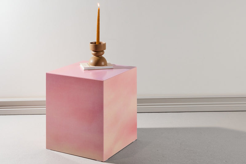 Ibi Salontafel - 40x40cm - Roze