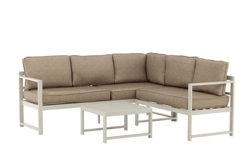 Iris Hoekloungeset - Beige - Loungesets - Rebellenclub