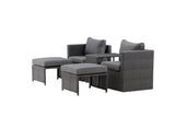 Jade Loungeset - Zwart - Loungesets - Rebellenclub