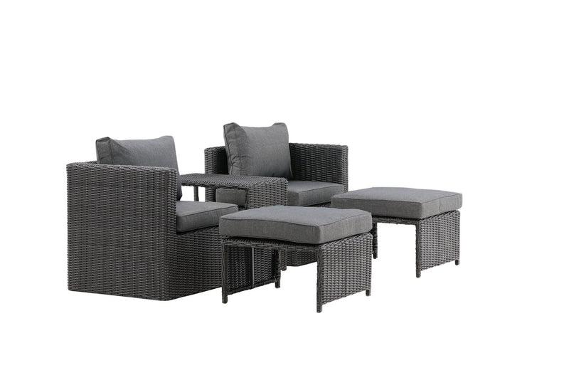 Jade Loungeset - Zwart - Loungesets - Rebellenclub