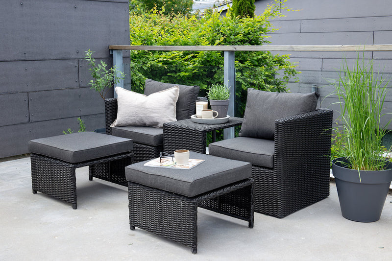 Jade Loungeset - Zwart - Loungesets - Rebellenclub