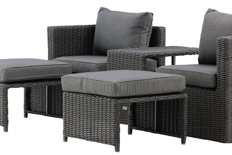 Jade Loungeset - Zwart - Loungesets - Rebellenclub